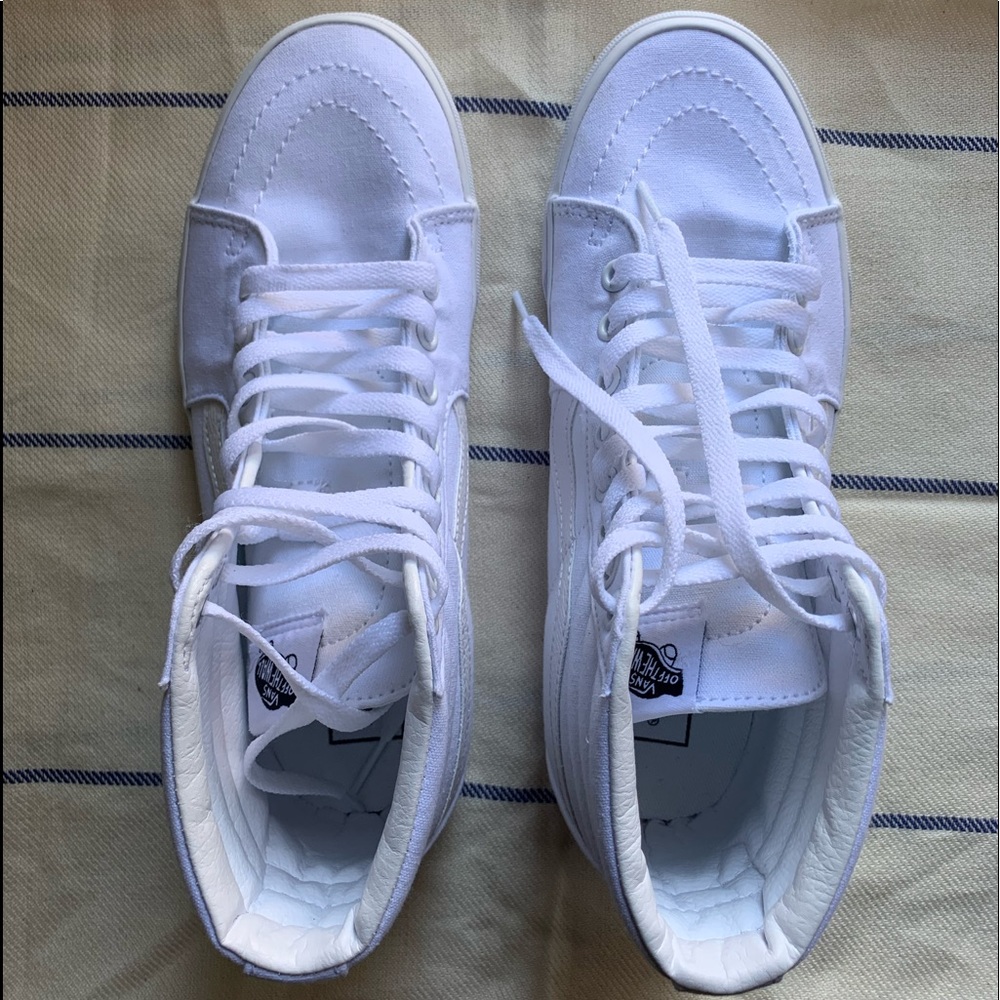 White high too vans